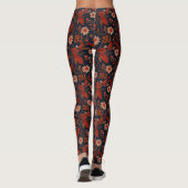 Blerta 3 - Blumenmuster Leggings (Rückseite)