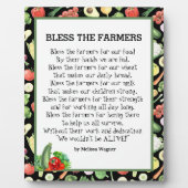 Bless das Bauer Gedicht Plaque Fotoplatte (Vorderseite)