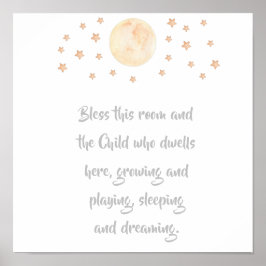 Bless diese untergeordnete Printwerbung, Werteplak Poster