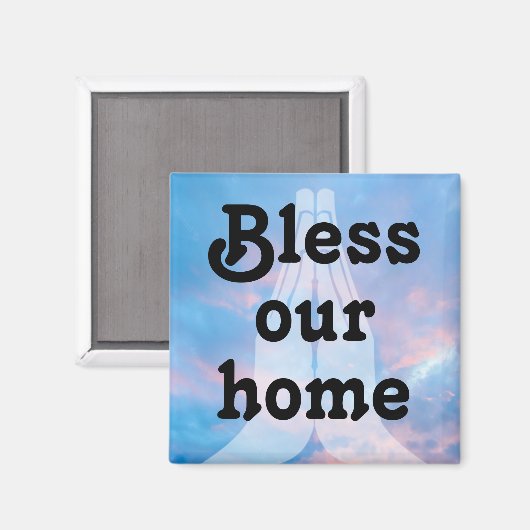 Bless our home magnet (Vorderseite/Rückseite)