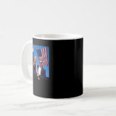 Bless Präsident Trump Kaffeetasse (Vorderseite Links)