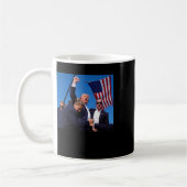 Bless Präsident Trump Kaffeetasse (Links)