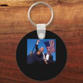 Bless Präsident Trump Schlüsselanhänger (Vorderseite)