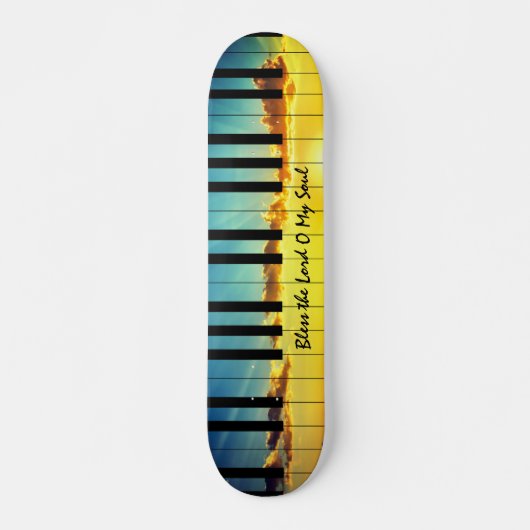 Bless the Lord Piano Skateboard (Vorne)