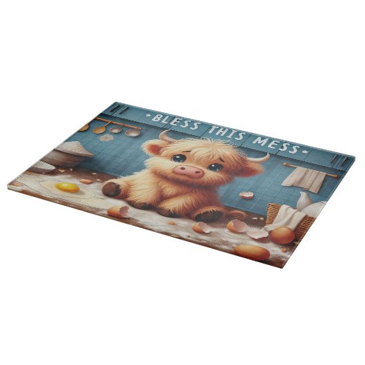 Bless This Mess Cutting Board Schneidebrett (Ecke)