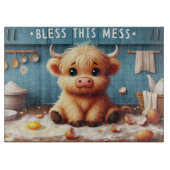 Bless This Mess Cutting Board Schneidebrett (Vorderseite)