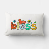 Bless Throw Kissen (Vorderseite)