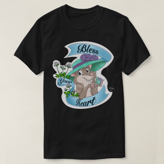 Bless your heart mouse T-Shirt (Design vorne)