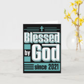 Blessed18 Karte (Gelbe Blume)