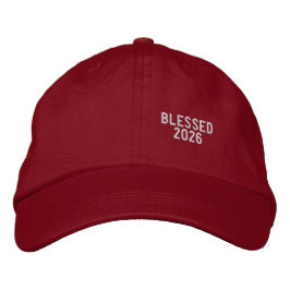 Blessed 2026 Personalized Embroidered Hat Bestickte Baseballkappe