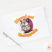 Blessed And Unstoppable Quadratischer Aufkleber (Umschlag)