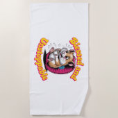 Blessed And Unstoppable Strandtuch (Vorderseite)