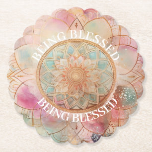 *~* BLESSED AP2 SACRED Mandala Untersetzer