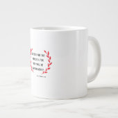 Blessed Are The Merciful Christmas Mug Jumbo-Tasse (Vorderseite Rechts)