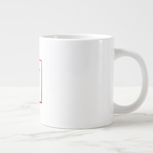 Blessed Are The Pure In Heart Christmas Mug Jumbo-Tasse (Rechts)