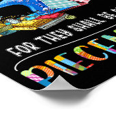 Blessed Are The Quilters Funny Sewing Quote Gift  Poster (Ecke)