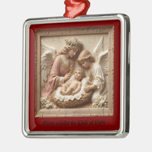 Blessed are they who guard the manger Ornament (Links)