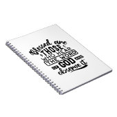Blessed Are Those Who Hear the Word of God Quotes Notizblock (Rechte Seite)