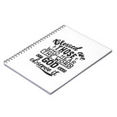 Blessed Are Those Who Hear the Word of God Quotes Notizblock (Linke Seite)