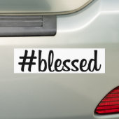 #blessed Autoaufkleber (Auf Auto)