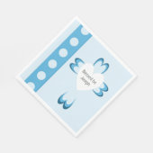 Blessed Baptism Paper Napkin Serviette (Ecke)