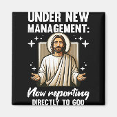 Blessed Baptism Religious Christian Under New Mana Magnet (Vorne)