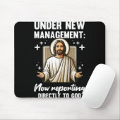 Blessed Baptism Religious Christian Under New Mana Mousepad (Mit Mouse)