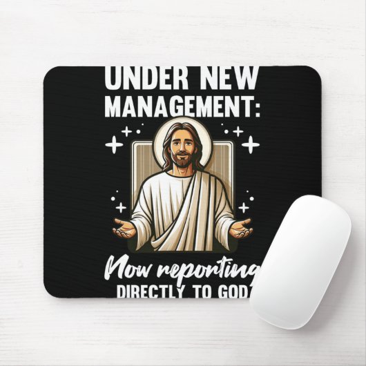 Blessed Baptism Religious Christian Under New Mana Mousepad (Mit Mouse)