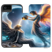 Blessed Be Incipio iPhone Geldbeutel-Hülle (Folio Geöffnet)