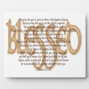Blessed - Beatitudes Fotoplatte