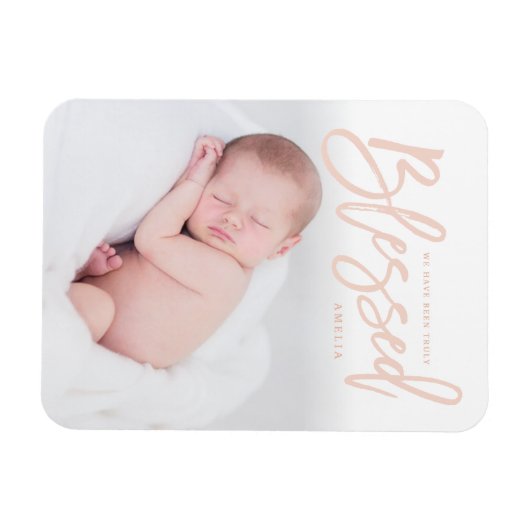 BLESSED-BLUSH MAGNET (Horizontal)