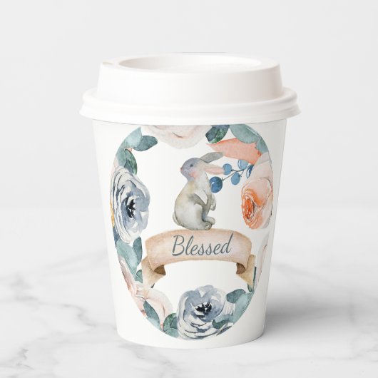 Blessed Bunny Paper Cups Pappbecher (Rückseite)