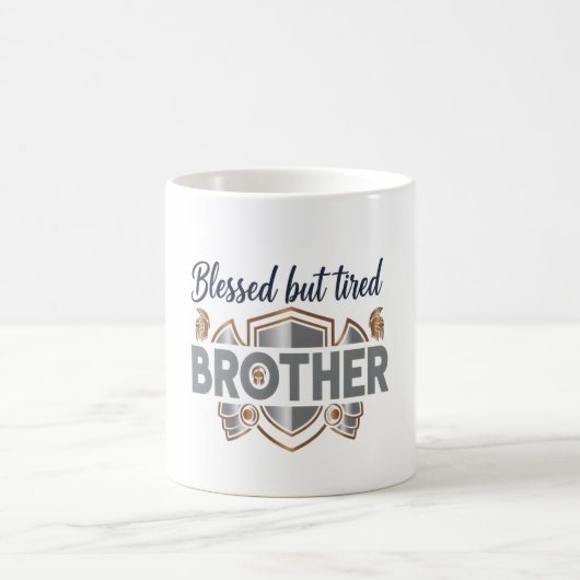 Blessed But Tired Brother Mug Kaffeetasse (Mittel)