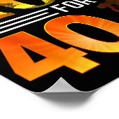 Blessed By God For 40 Years Old Gift 40th Birthday Poster (Ecke)