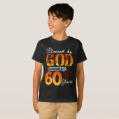 Blessed By God For 60 Years Old Gift 60th Birthday T-Shirt (Vorne ganz)