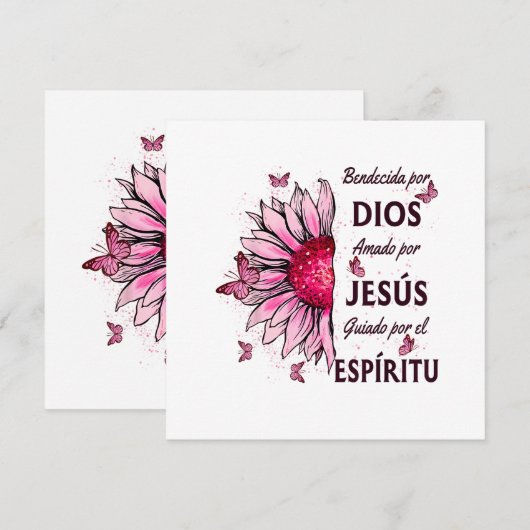 Blessed by God Loved by Jesus (Vorne/Hinten)