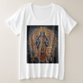 Blessed by Kali Große Größe T-Shirt (Design vorne)