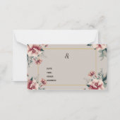 Blessed by love - wedding Invitation Mitteilungskarte (Rückseite)