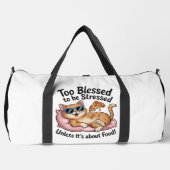 Blessed Cat Pizza No Stress Duffle Bag (Vorderseite)