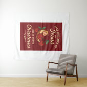 Blessed Christmas by Sweet Cherry Wandteppich (Beispiel (Horizontal))