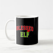 Blessed Elf Christmas Family Matching Group Xmas  Kaffeetasse (Links)