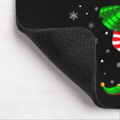 Blessed Elf Christmas Matching Family Women Girls  Mousepad (Ecke)