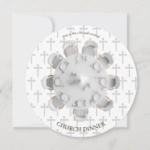 Blessed Evening Christian Dinner Invitation Einladung (Vorderseite)