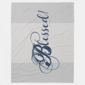 Blessed! Fleece Blanket (Vorderseite)