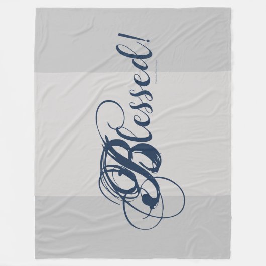 Blessed! Fleece Blanket (Vorderseite)