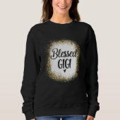 Blessed Gigi Leopard Best Mom Ever Mother's Da Sweatshirt (Vorderseite)