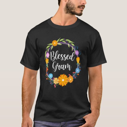 Blessed Gram Shirt Grandma Mothers Day Thanksgivin (Vorderseite)