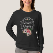 Blessed Grams  Flower Decor T-Shirt (Vorderseite)