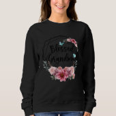 Blessed Grandma with Floral Mother s Day 2023 Sweatshirt (Vorderseite)