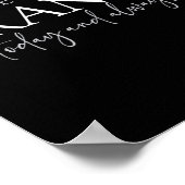 Blessed Granny Today And Always - Loving Grandmoth Poster (Ecke)